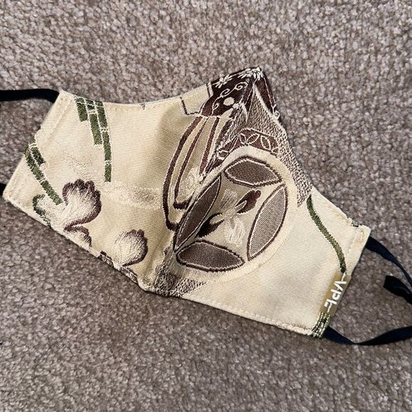 VPL for Athleta Japanese Vintage Kimono OBI Face Mask! - Picture 6 of 10